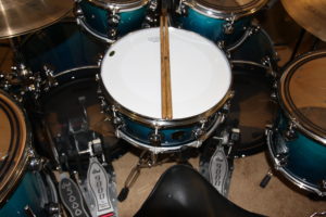 New Evans Heads On The DW Drums Snare and Bass Drums