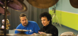 Clark Kirkwood and Terry Bozzio at Clark's Music Center